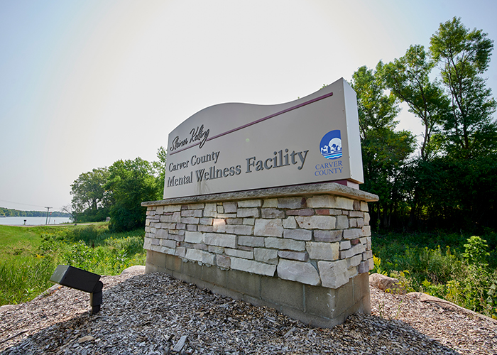 Steiner Kelting Mental Wellness Facility sign