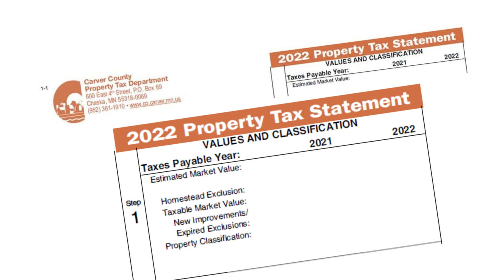 An example of a 2022 Property Tax Statement