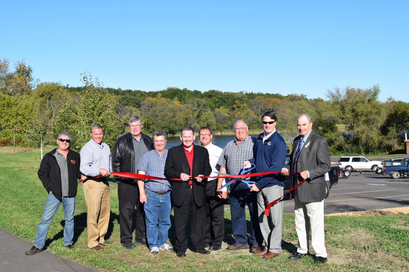 Lake Minnewashta Ribbon Cutting