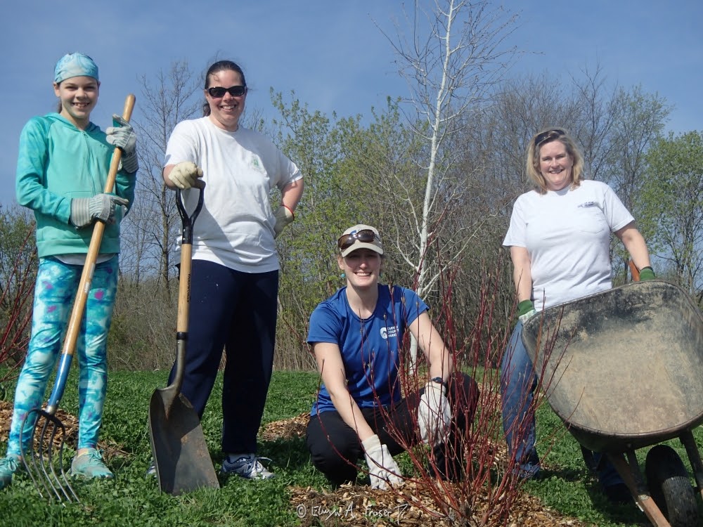 Earth Day workers