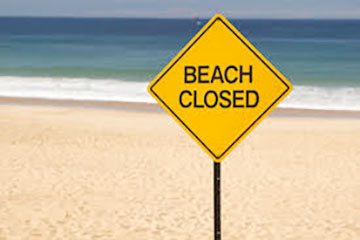 Beach Closed