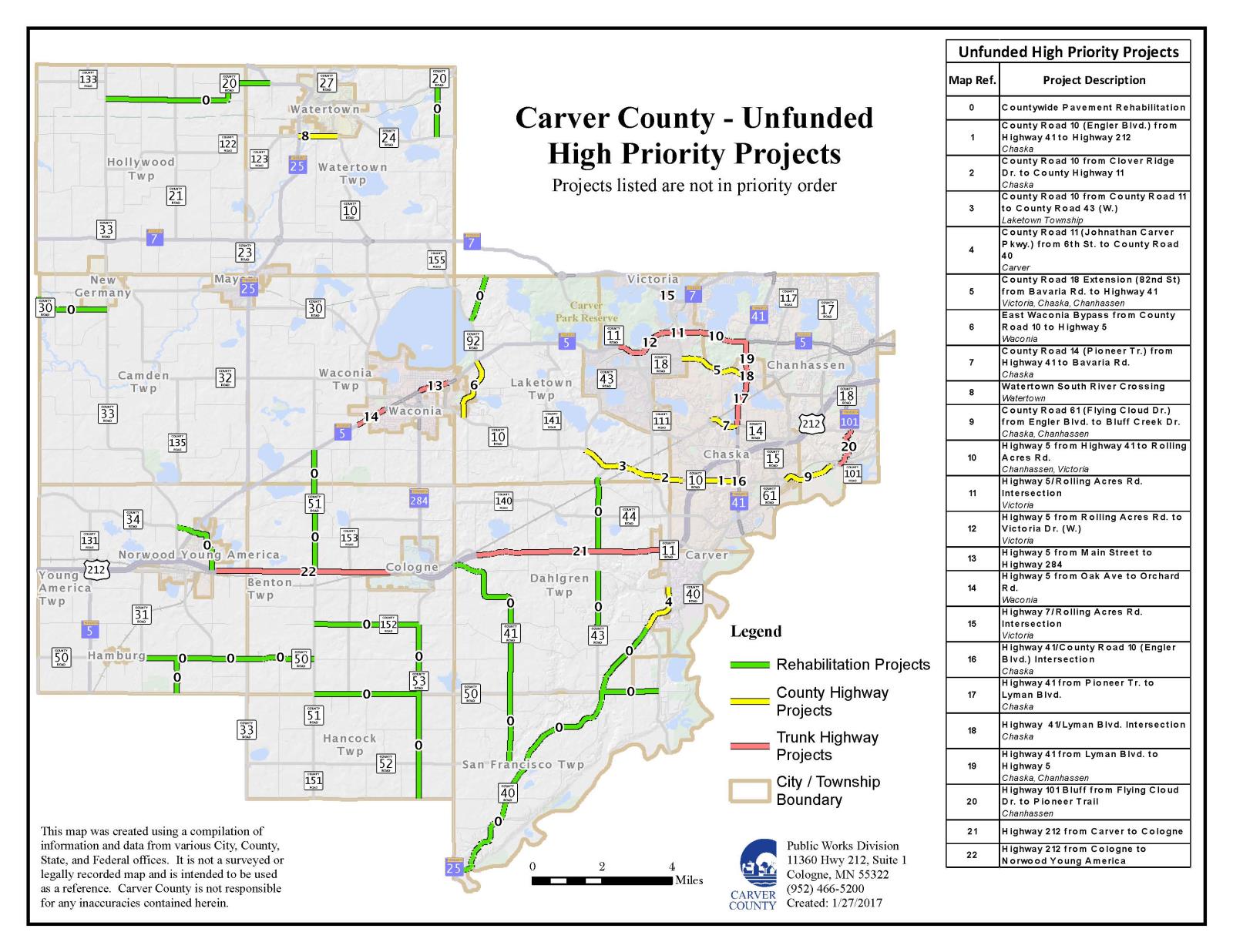 Transportation Funding Map