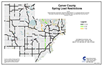 Spring Load Restrictions Map