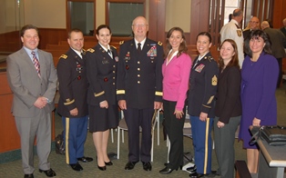 Group shot of Veterans Court Guests